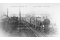 BET 590 Locos on siding at station